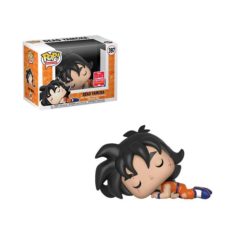 FUNKO POP Dragon Ball Dead Yamchu 397 # виниловые Фигурки Коллекционная модель игрушки куклы для рождественских подарков на день рождения