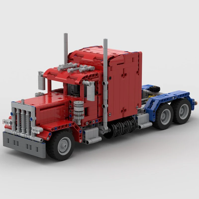 Конструктор MOC Technic грузовик трансформер тяговый автомобиль строительные блоки 2