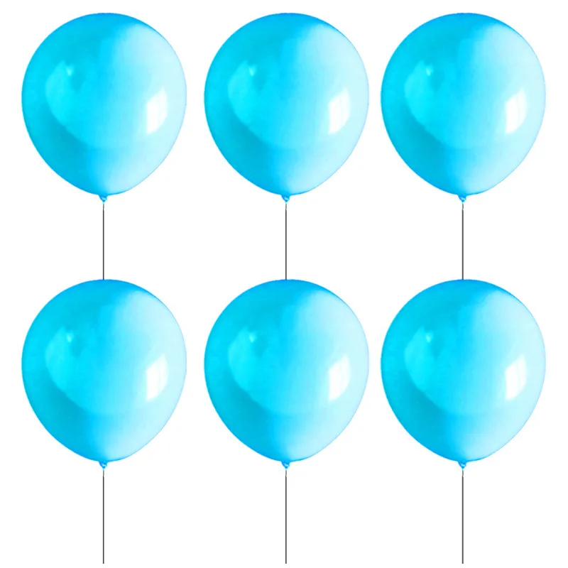 Balloon 10pcs Набор одноразовой посуды для мальчиков, первый декор для вечеринки в честь Дня Рождения, салфетка тарелка, чашка, детский душ, синий слон, вечерние принадлежности - Цвет: Balloon 10pcs