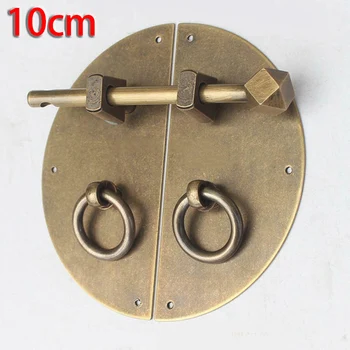 

Accessories Handle Brass Bronze Pull Semicircular Chinese style Antique