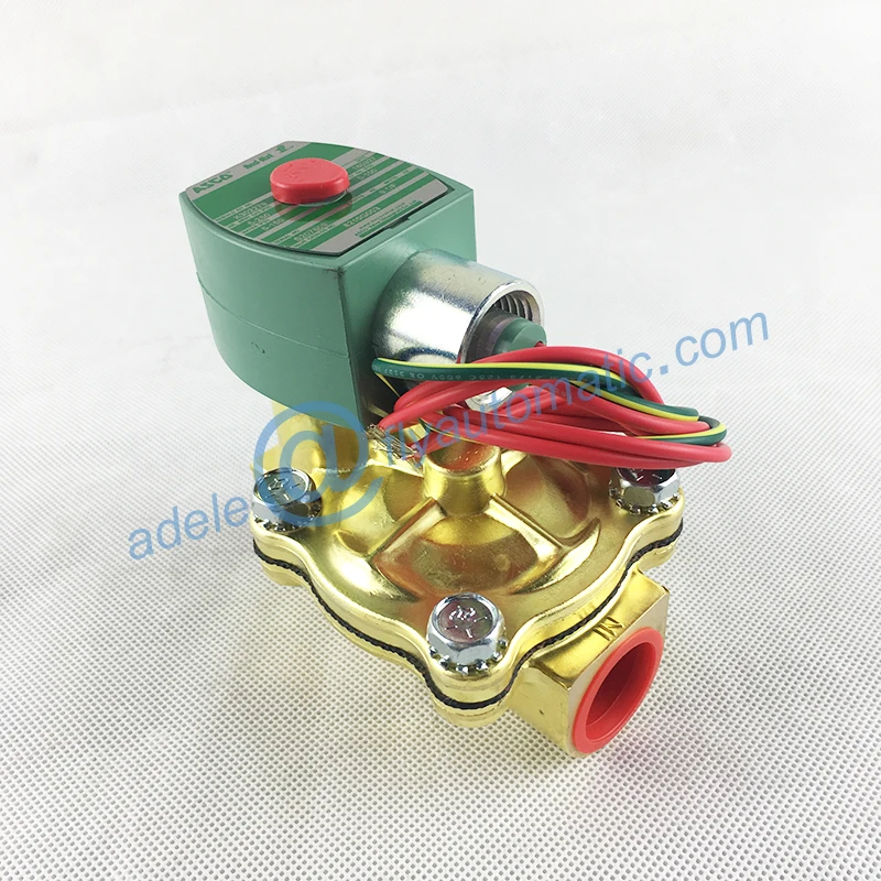 8210G003 3/4" Brass Pilot Operated General Service Solenoid Valve ASCO 2/2 series 8210