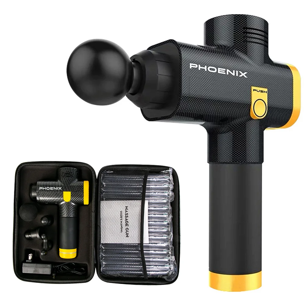 Price Phoenix A2 muscle massage gun high frequency Electric body massager Clear Lactic acid portable bag after exercise