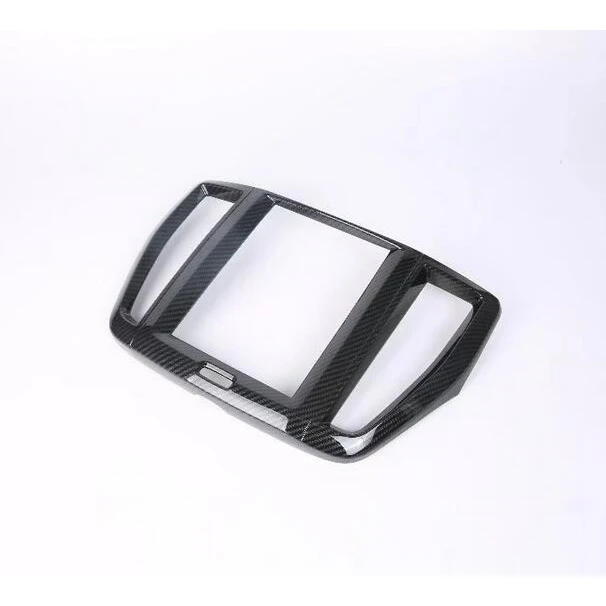 Carbon fiber color 1 шт. для VOLVO XC60- ABS автомобильный пульт приборной панели gps навигационная крышка дисплея отделка автомобильные аксессуары для интерьера - Цвет: Carbon fiber color