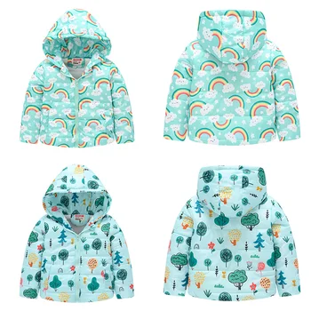 

Autumn Winter New Children's Padded Jacket Short Hooded Padded Jacket Cartoon Padded Jacket for Boys Girls