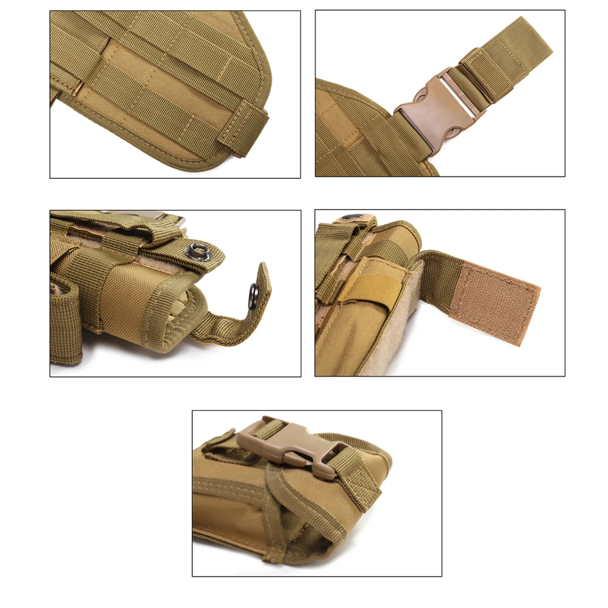 Тактическая КАПЛЕВИДНАЯ кобура, 900D Военная Тактическая MOLLE пистолет Бедро кобура Платформа Панель для Glock 17 18 19 26 34 an