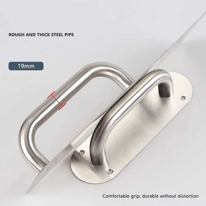 304 stainless steel wire drawn sliding door handle handle furniture kitchen cabinet door hardware