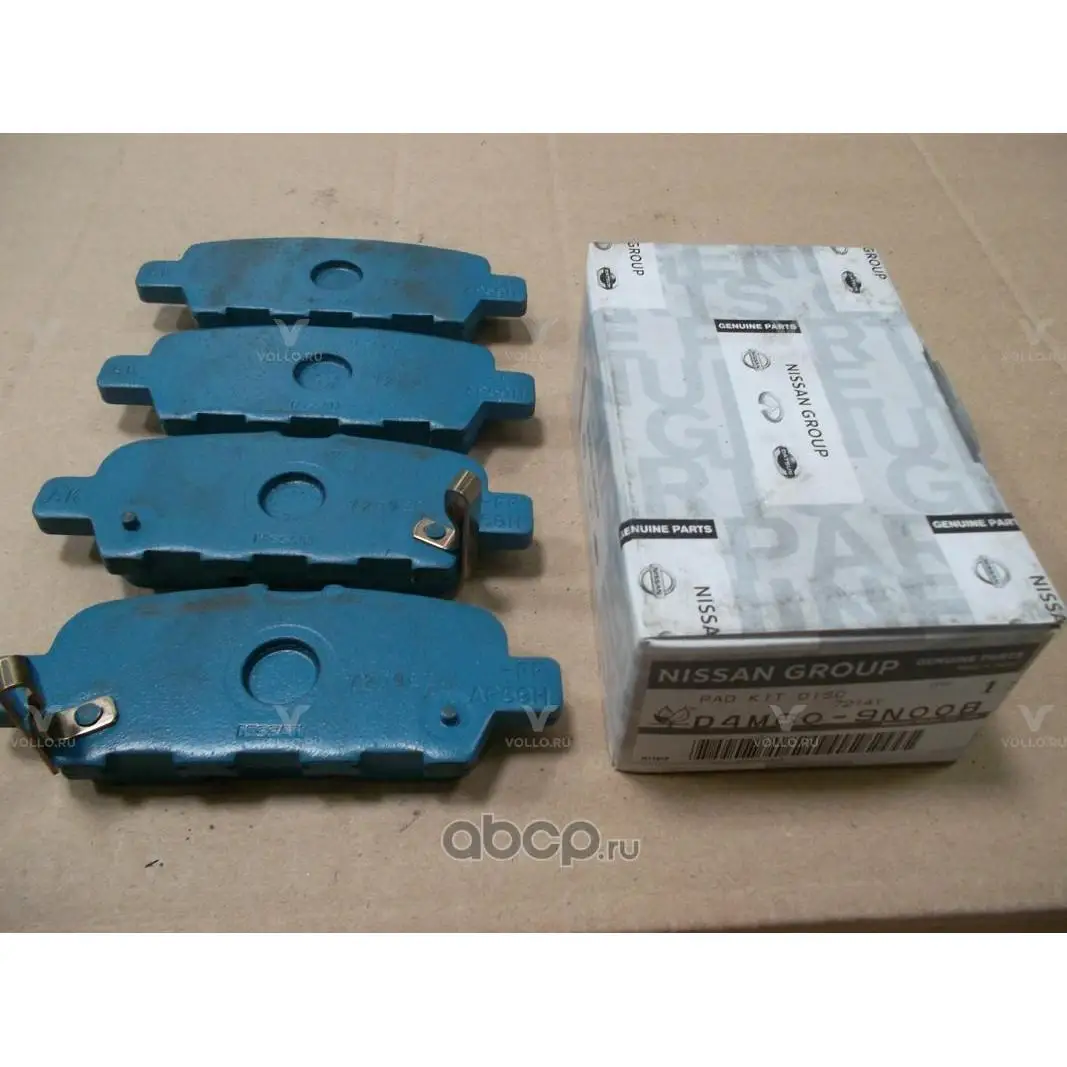 D4M609N00B Nissan КОЛОДКИ ТОРМОЗНЫЕ ЗАДНИЕ / PAD KIT-DISC