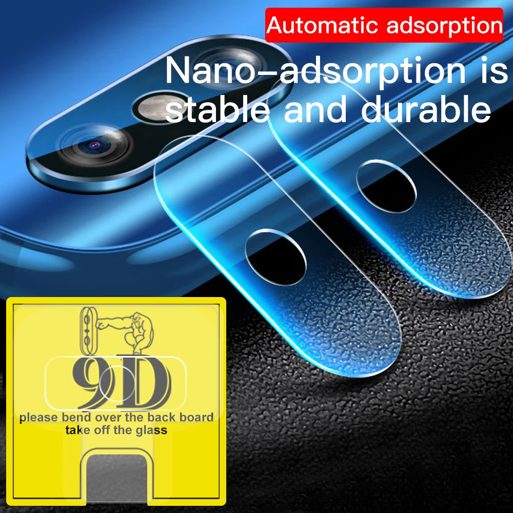 2Pcs 9D Back Camera Lens For Redmi Note 8T Tempered Glass Xiaomi Mi 8 Lite SE glass | Мобильные телефоны и аксессуары