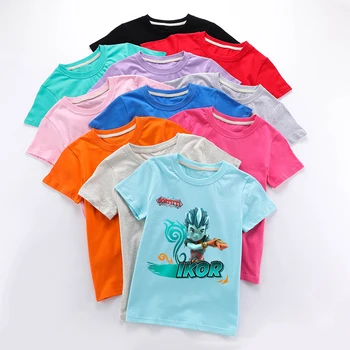 

2020 Summer New Gormiti T-shirts Boys T Shirts Funny Cartoon Printing T Shirt Girls 100% Cotton Tee Shirt Short Sleeve Tops Tees