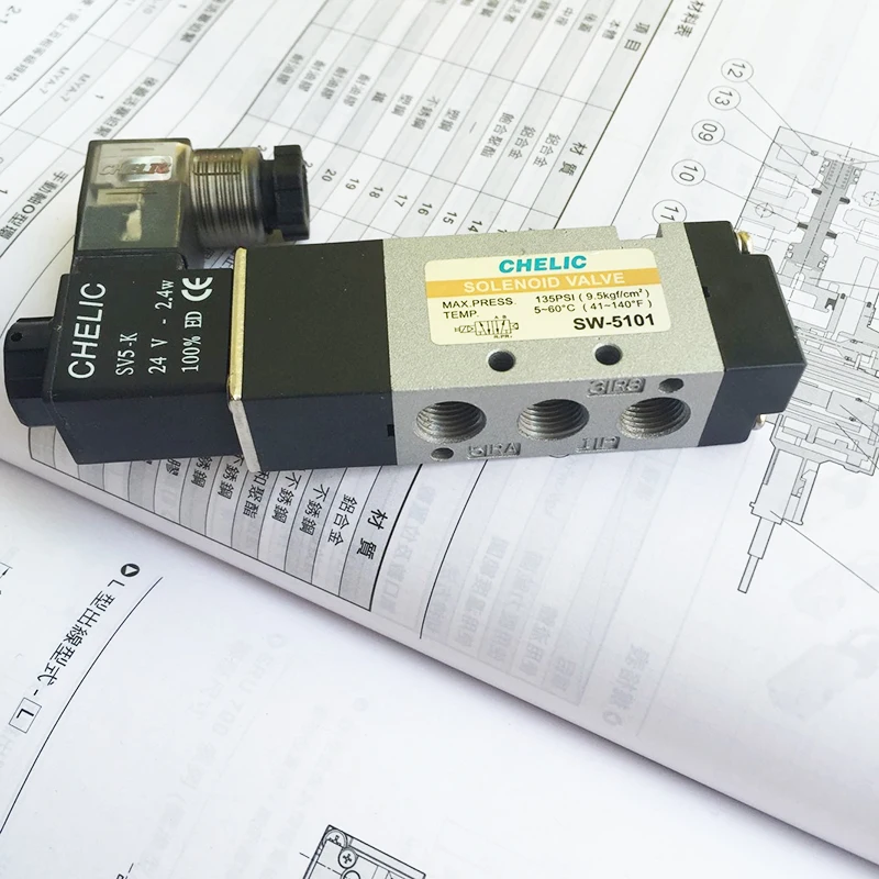 Электромагнитный клапан CHELIC SW5101-DC24V