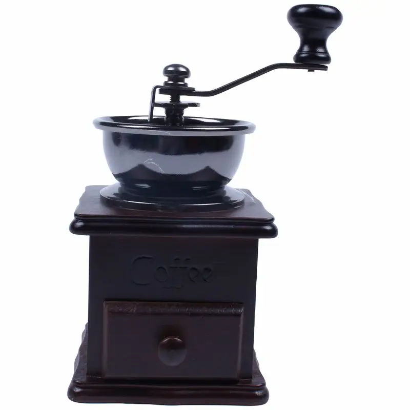 

Promotion--Mini Wooden Coffee Bean Spice Vintage Style hand grinder