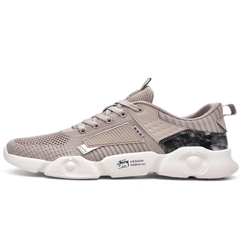 

2020 New brand fashion casual shoes mesh breathable personality men's shoes comfortable and wear-resistant soles