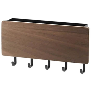 

Key Hanger Decorative Simple Small Wall Hook Space Saving Easy Install Home Vintage Wooden Door Back Storage Rack Bedroom