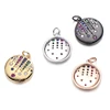 Pipitree Popular Zircons Jewelry Round Charms Rainbow CZ Stones Meteor Shower Charm for Pendant Necklace DIY Jewelry Accessories ► Photo 2/6