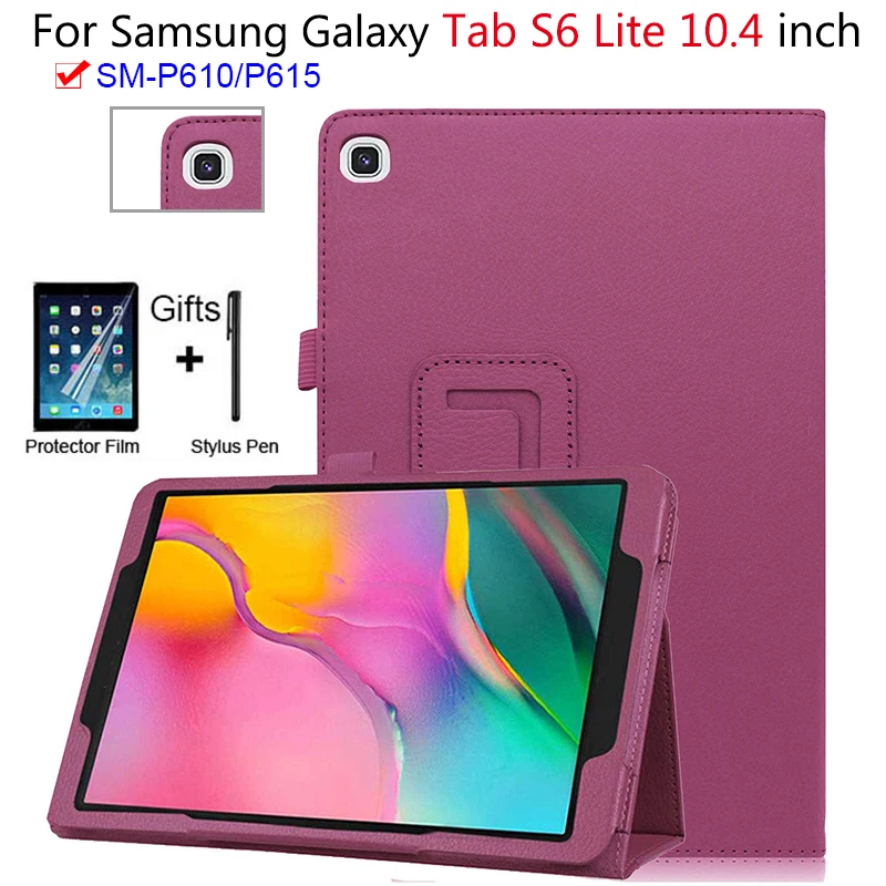 2020 чехол для Samsung Galaxy Tab S6 Lite 10 4 P610 SM P615 планшета защитный + ручка пленка|Чехлы