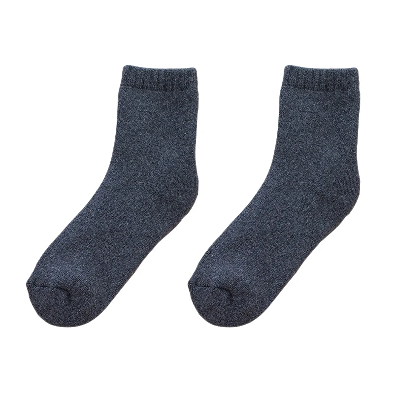 Women Dark grey Мужские и женские зимние шерстяные носки, супер теплые толстые кашемировые носки для экстремально холодной низкой температуры, рабочие носки унисекс - Цвет: Women Dark grey