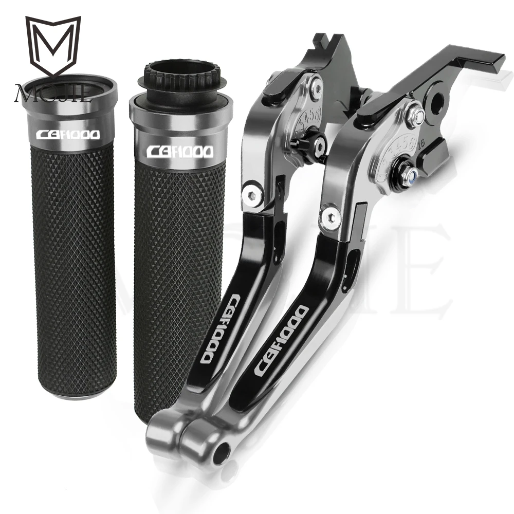 Для Honda CBF1000/CBF 1000 CBF1000 в 2006-2009 2010-2013 2011 2012 Мотоцикл с ЧПУ сцепные рычаги Руль ручками - Цвет: GY CBF1000 06-09