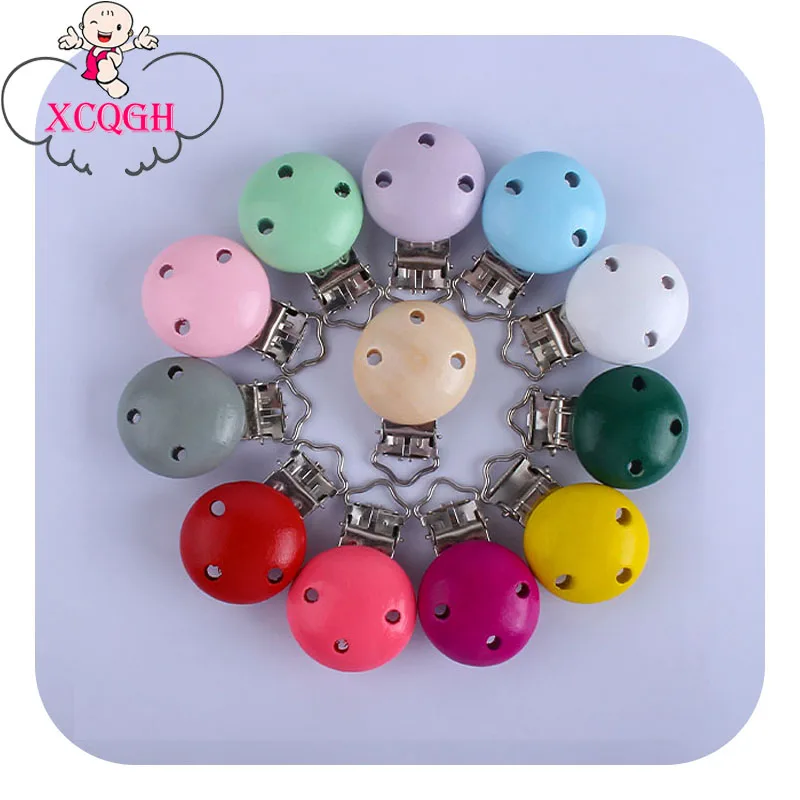 Chain Pacifier-Chain-Holder Nipple-Holder XCQGH Wooden DIY 10pcs High-Quality