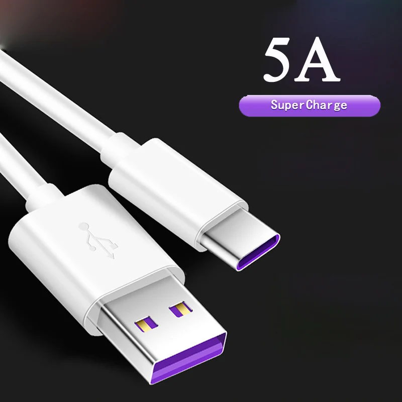 Для huawei USB 5A type C кабель P20 Pro lite mate 9 10 P10 Honor V10 Быстрая зарядка 20 X pro Plus Lite Lite|Кабели