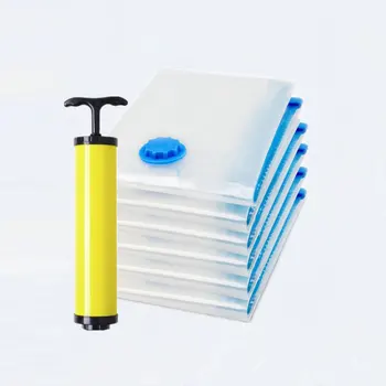 

Transparent Plastic Storage Bag Luggage Closet Foldable Extra Large Seal Compressed Travel Organizer Vacuum Bags For Clothes