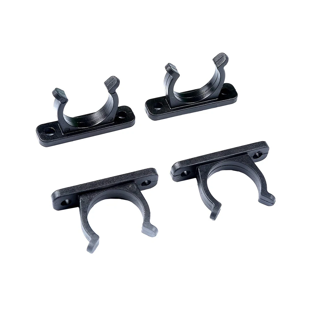 

MIZUGIWA 4pcs/lot Black Nylon Tube Holder Clips for Paddle Boat Hook Oar Stern Pole Light Storage