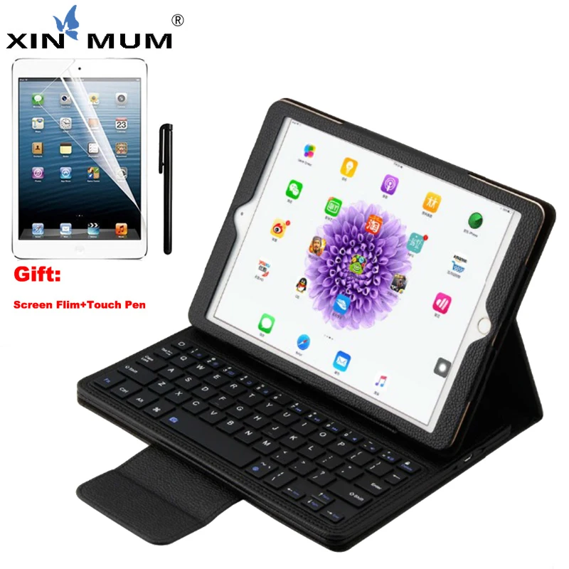 

For Apple iPad 9.7 2017 2018 Wireless Bluetooth Keyboard Case Cover For iPad 5th / 6th / Air / Air 2 / Pro 9.7 Keyboard Case