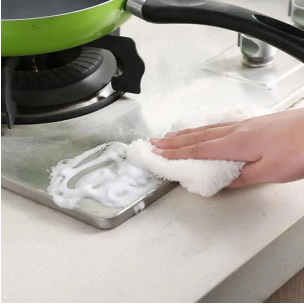 1 шт. супер абсорбент коралловый бархат кухонная посуда ткань высокая эффективность посуда домашнее полотенце для уборки кухонные инструменты Гаджеты