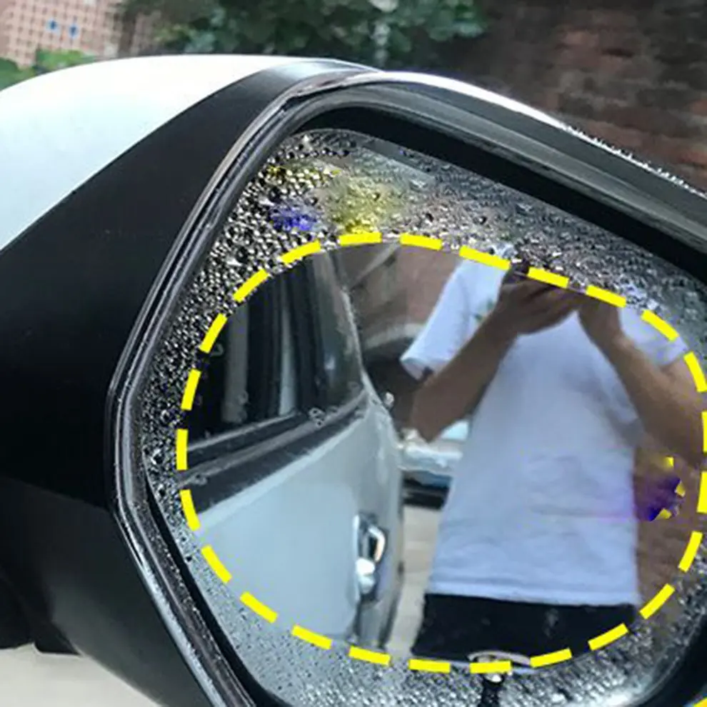 Пленка на зеркало заднего вида автомобиля анти-вода противотуманная зеркальная пленка для автомобиля непромокаемая Водонепроницаемая зеркальная пленка заднего вида