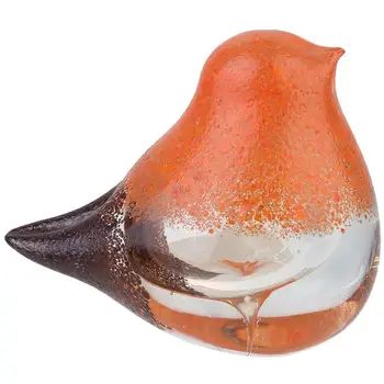 

1pc Glass Bird Ornament Cute Delicate Adorable Decoration Home Adornment Office Decor Funny Creative Craft for Office Home Store