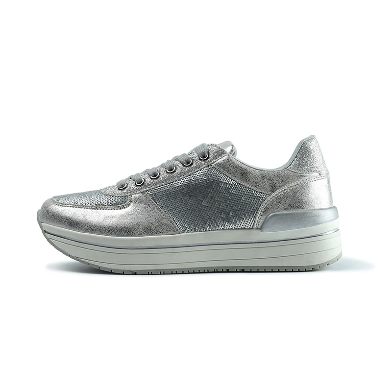 

HY Flat Women's Shoes 2020 Spring New Lace up Breathable Leisure Ladies Loafers Soft Non Slip Sneakers