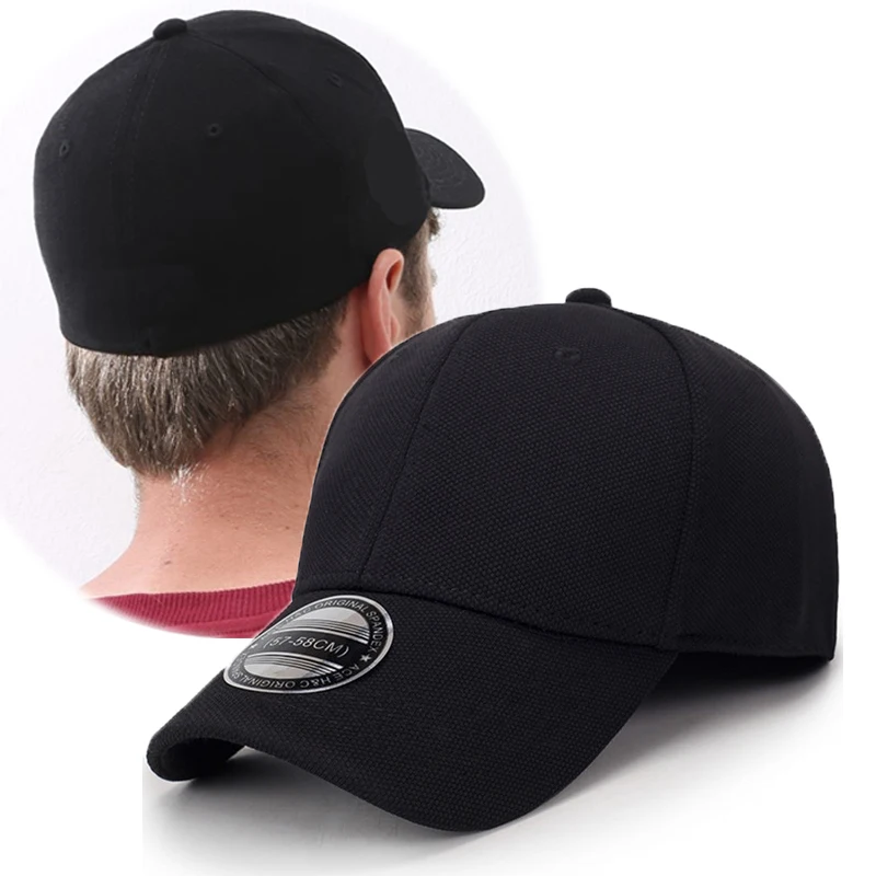 New Stretch Men Woman Fitted Closed Elasticity Flexible Flex Hiphop Caps  Hats Fit Visor Ny Baseball Snapback Blank Solid Era - Baseball Caps -  AliExpress