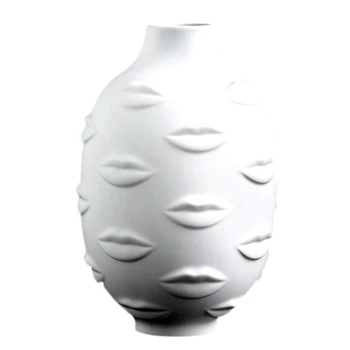 

Artists,Potted Plants,Potted Plants,Garden Decoration,White Pottery Vase Lip White Ceramic
