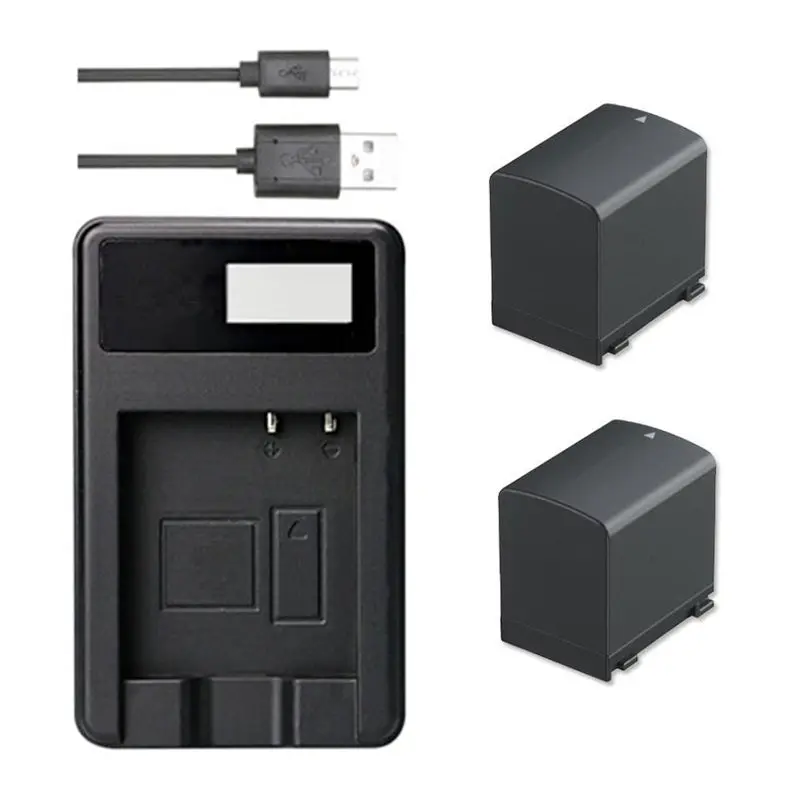 BP-819, BP819, BP827 BP-807 BP-808 BP808 BP-809 Батарея+ USB Зарядное устройство для Canon LEGRIA HF M31 HF M32 HF M36 HF S10 HF S21 iVIS HF10