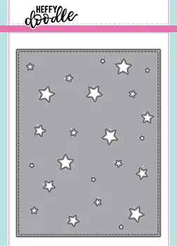 

STAR background Metal Cutting Dies Scrapbooking background craft Card Making Embossing Rectangular Pattern
