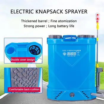 

20L 12V 25W Electric Knapsack Sprayer 10Ah Lithium Battery Multi-function Disinfection Fogger Farm Garden Agricultural Plant Car