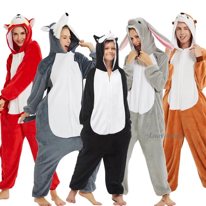 Pijama Kigurumi de Unicornio para mujer y niñas, mono de invierno, para  Cosplay|Disfraces de anime| - AliExpress