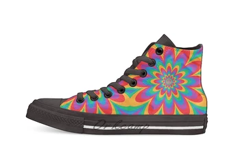 

Infinite Flower Novelty Design Casual Canvas Shoes Custom shoes Drop Shipping