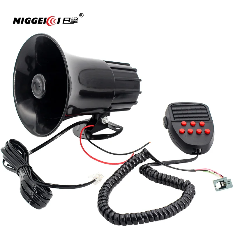 Autoleader 12V 150DB автомобиля Предупреждение сигнализация 7-звук тон супер громкий