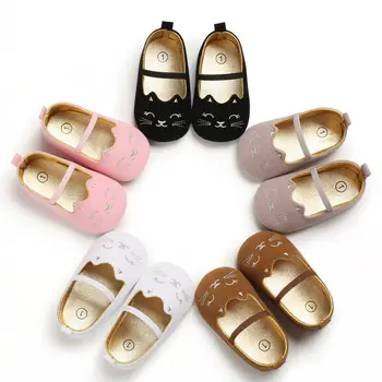 

Baby Shoes Newborn Infant Pram Mary Jane Girls Princess Moccasins Soft Shoes