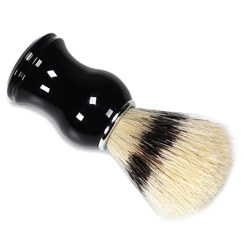

New Badger Hair Men's Shaving Brush Salon Men Facial Beard Cleaning Appliance Shave Tool Razor Brush Men Beard Cleaning Tool