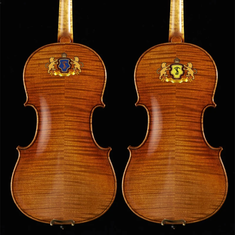 

Master violin, European wood Copy of Antonio stradivara! Strong and deep tone! free shipping! Back painting