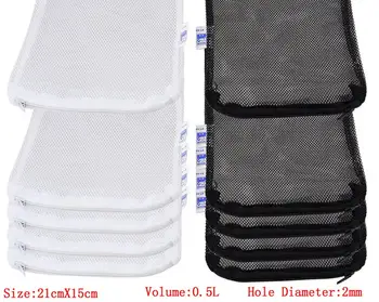 

10PCS 21cm*15cm Filter 0.5L Dense Hole 2MM Fine Mesh Fishbowl Filter Mesh Bag Activated Carbon Filter Material Mesh Bag Aquarium