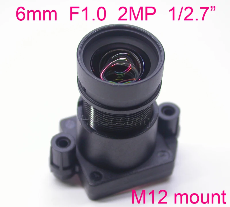 F1.0 StarLights 6 мм фокусный 2.0MP 1/2.7 &quotобъектив специально для датчика изображения IMX327