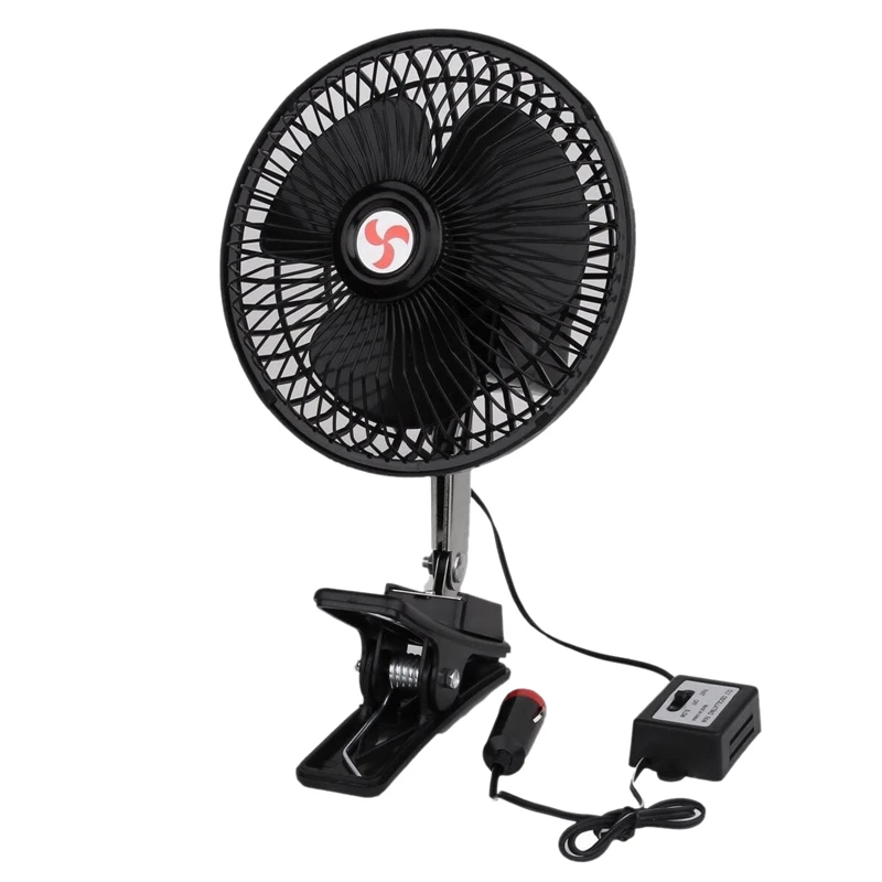Ventilador portátil para vehículo de 12V, ventilador ajustable para fácil fijación, sistema de Clip de refrigeración, de escritorio, ventilador eléctrico para coche completamente montado|Ventiladores y kits| AliExpress