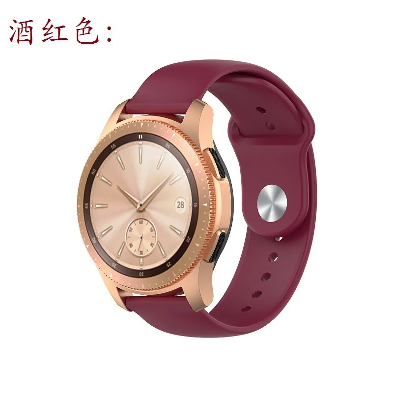 18 мм 20 мм 22 мм силиконовый ремешок для часов для Huami Amazfit BIp Lite Pace Stratos 2/2S спортивный ремешок для Amazfit GTR 47 мм 42 мм