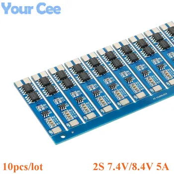 

10pcs 2S 7.4V 5A Li-ion 18650 Lithium Battery Charger Protection Board BMS PCM 8.4V for li-ion Lipo Battery Cell Pack