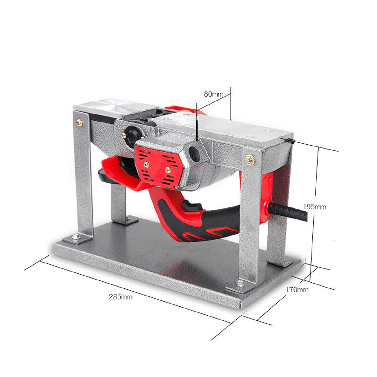 Table Flip Planer Black Steel Rack 