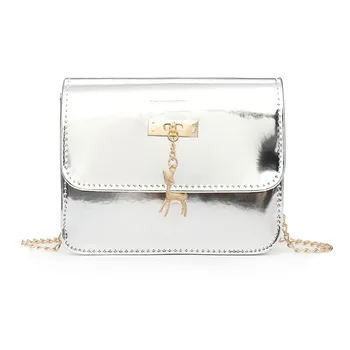 

Women Shoulder Bag Fashion Small Deer Laser Leather Crossbody Messenger Simple Versatile Fashion Leisure Temperament H1