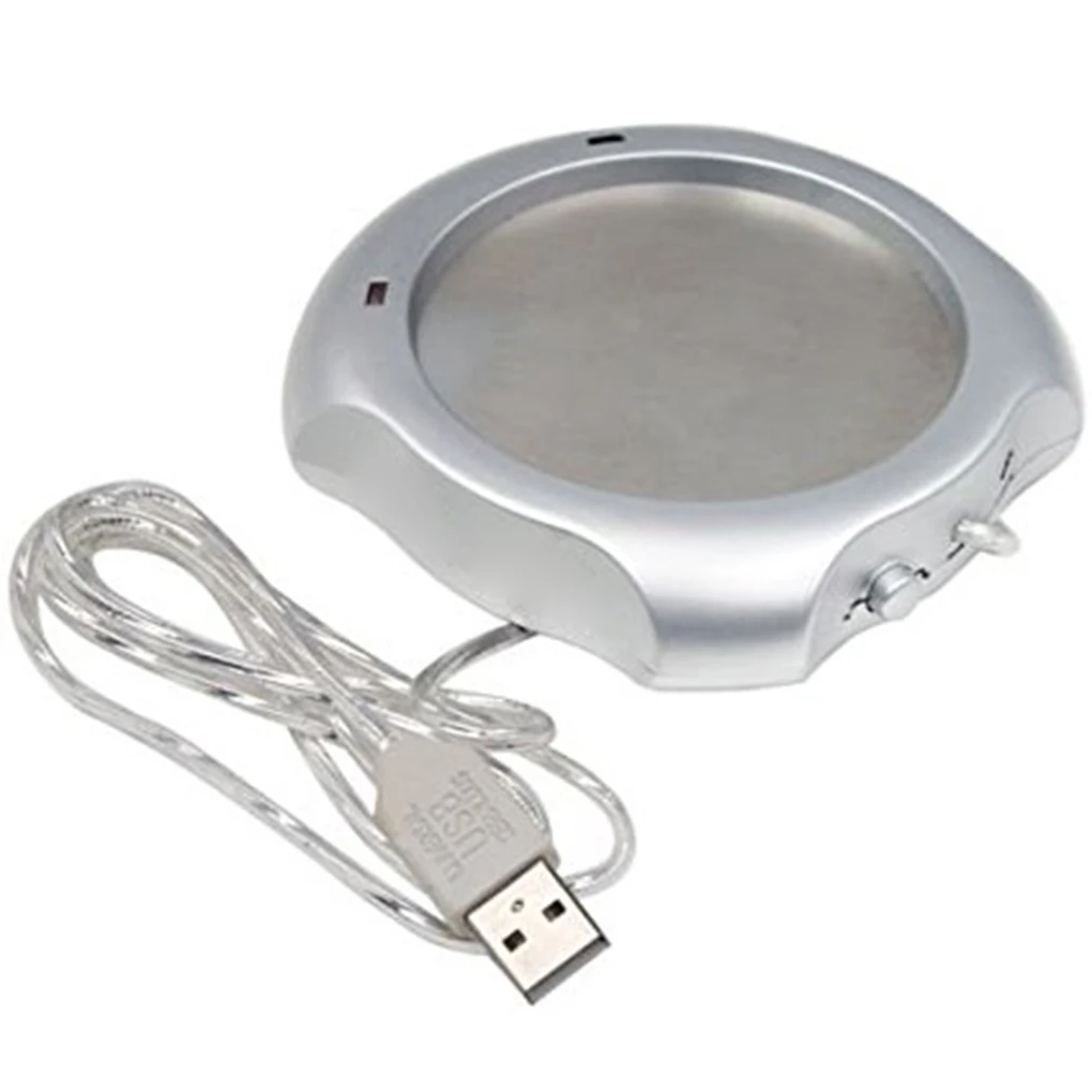 Подогреватель для кофе/чая/чашки/кружек подогреватель офиса и дома + USB