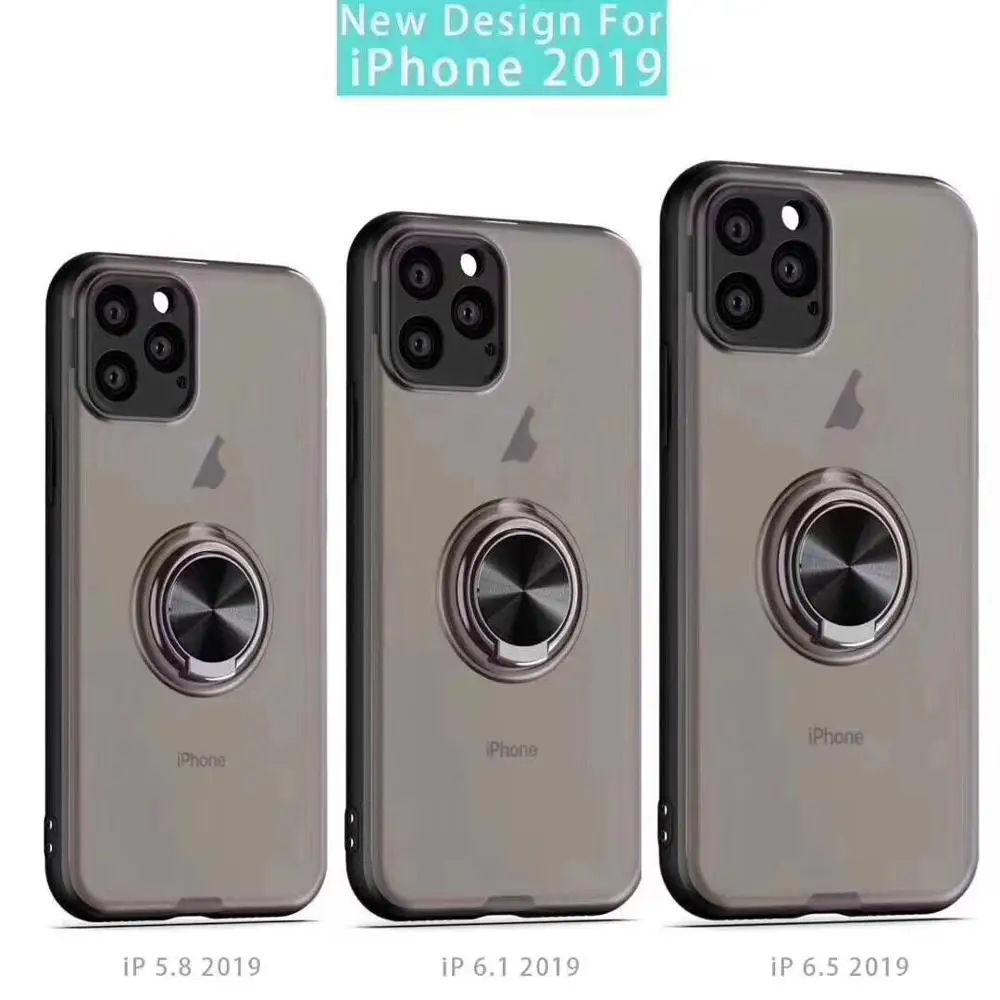Прозрачный чехол с кольцом держателем для iPhone 11 Pro Max 11Pro X XS XR 8 7 6 6s Plus|Бамперы| |